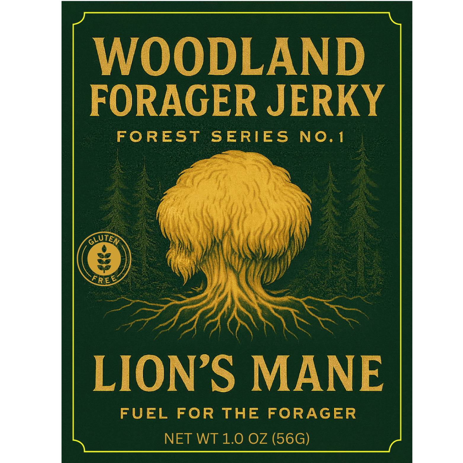 Lions Mane Mushroom Jerky 1.0 oz