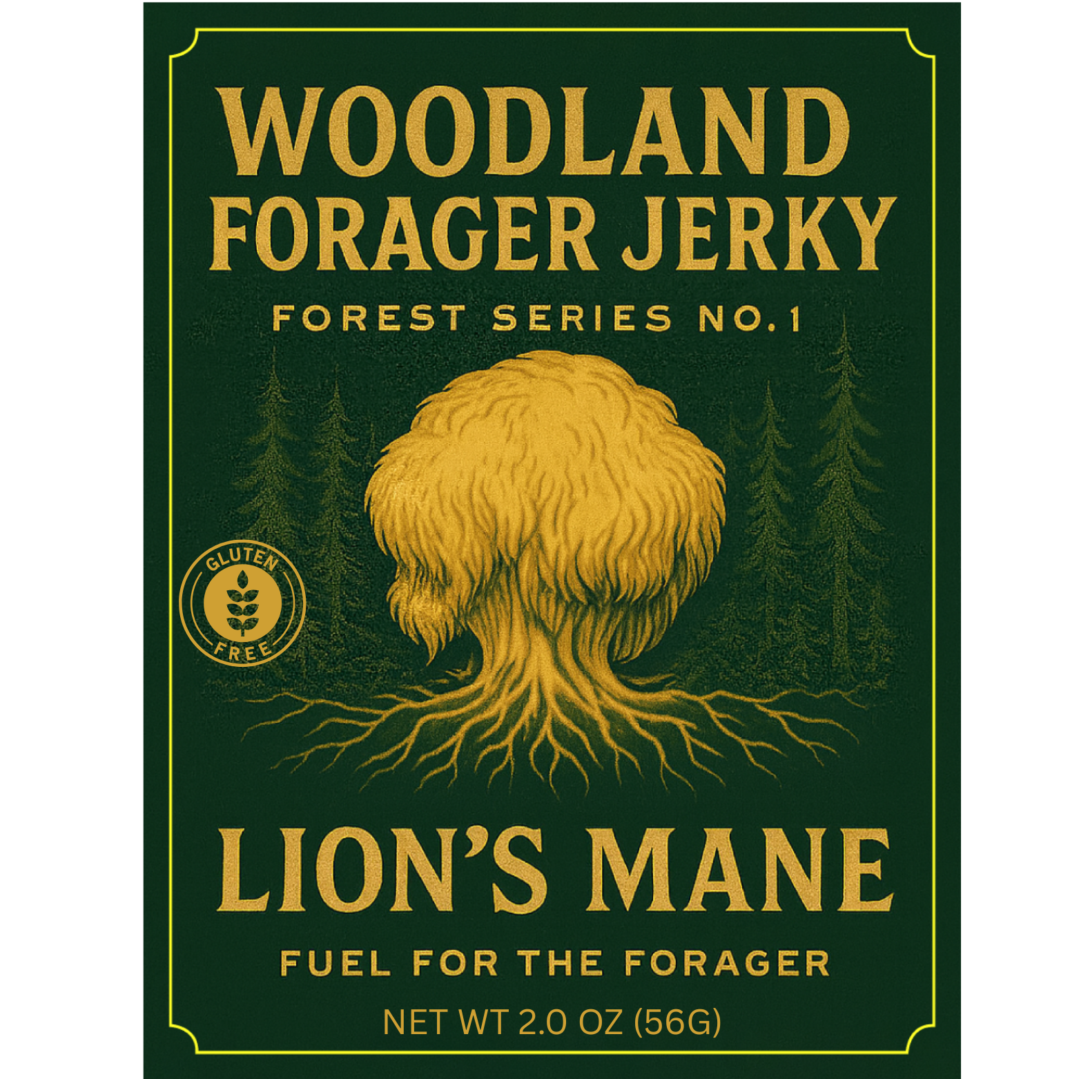 Lions Mane Mushroom Jerky 2.0 oz