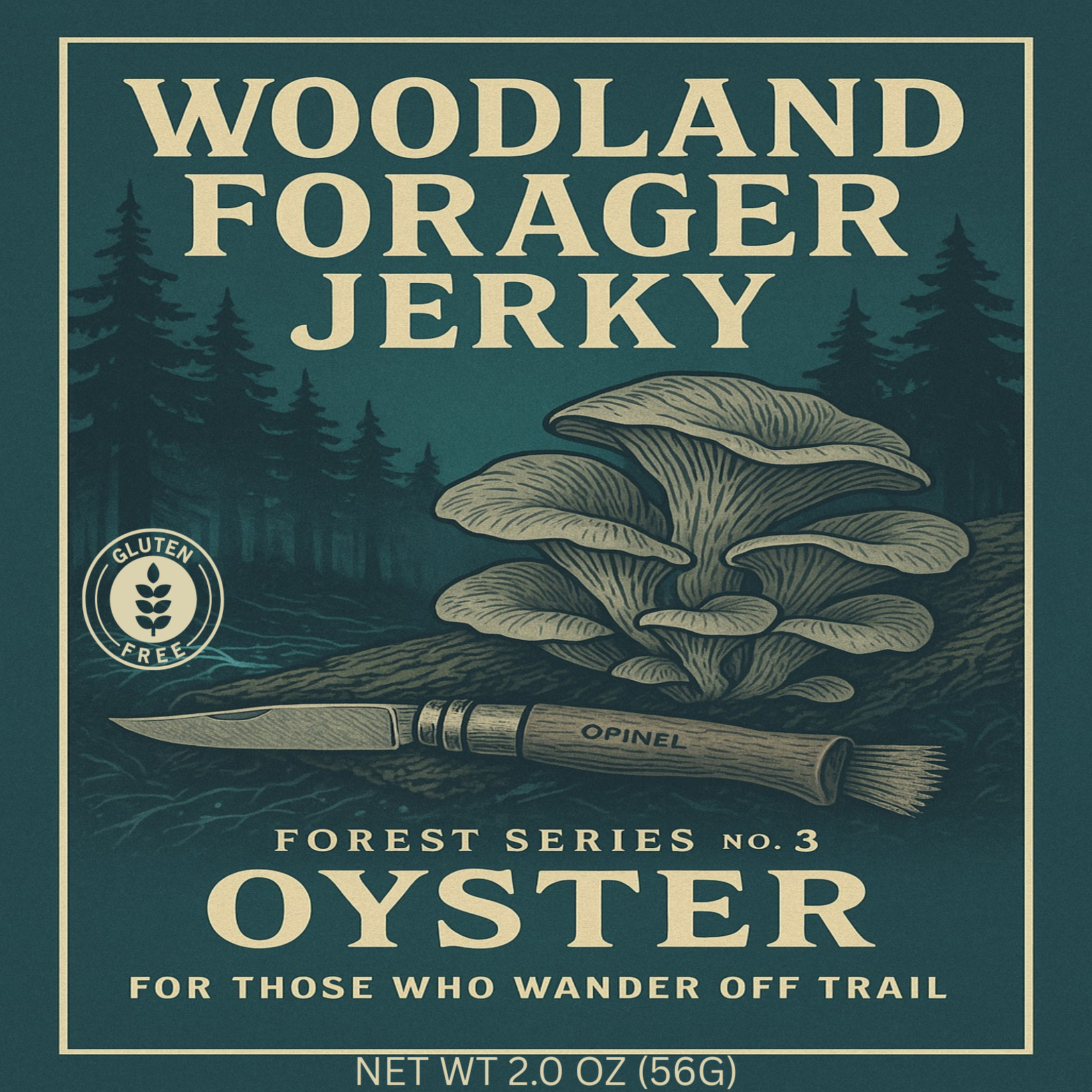 Oyster Mushroom Jerky 2.0 oz